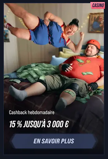 Cashback hebdomadaire casino Cashback hebdomadaire casino