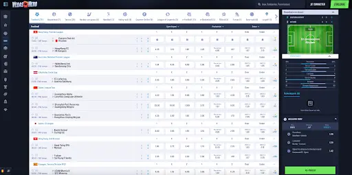 Paris sportifs en direct VegasHero Casino Page de paris en direct avec résultats football