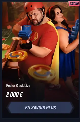 Tournoi Red or Black Live Tournoi Red or Black Live